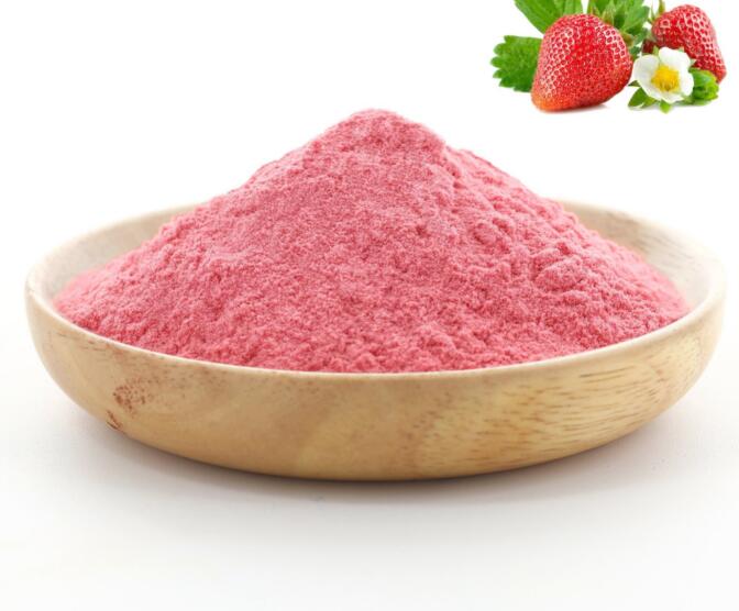 Đông lạnh bột dâu tây khô